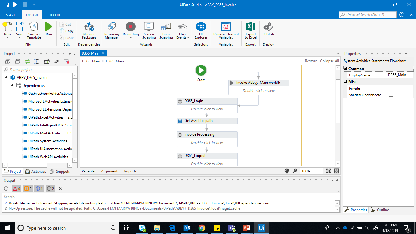 ISYX InvoBot - D365 invoice creator - RPA Component | UiPath Connect