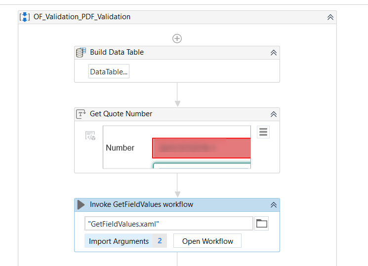 Lookup Text in PDF RPA Component UiPath Connect